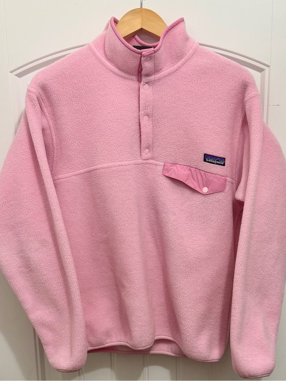 RARE VTG Patagonia Men’s Synchilla Fleece, Pink, Size Small, Style 25450 2004